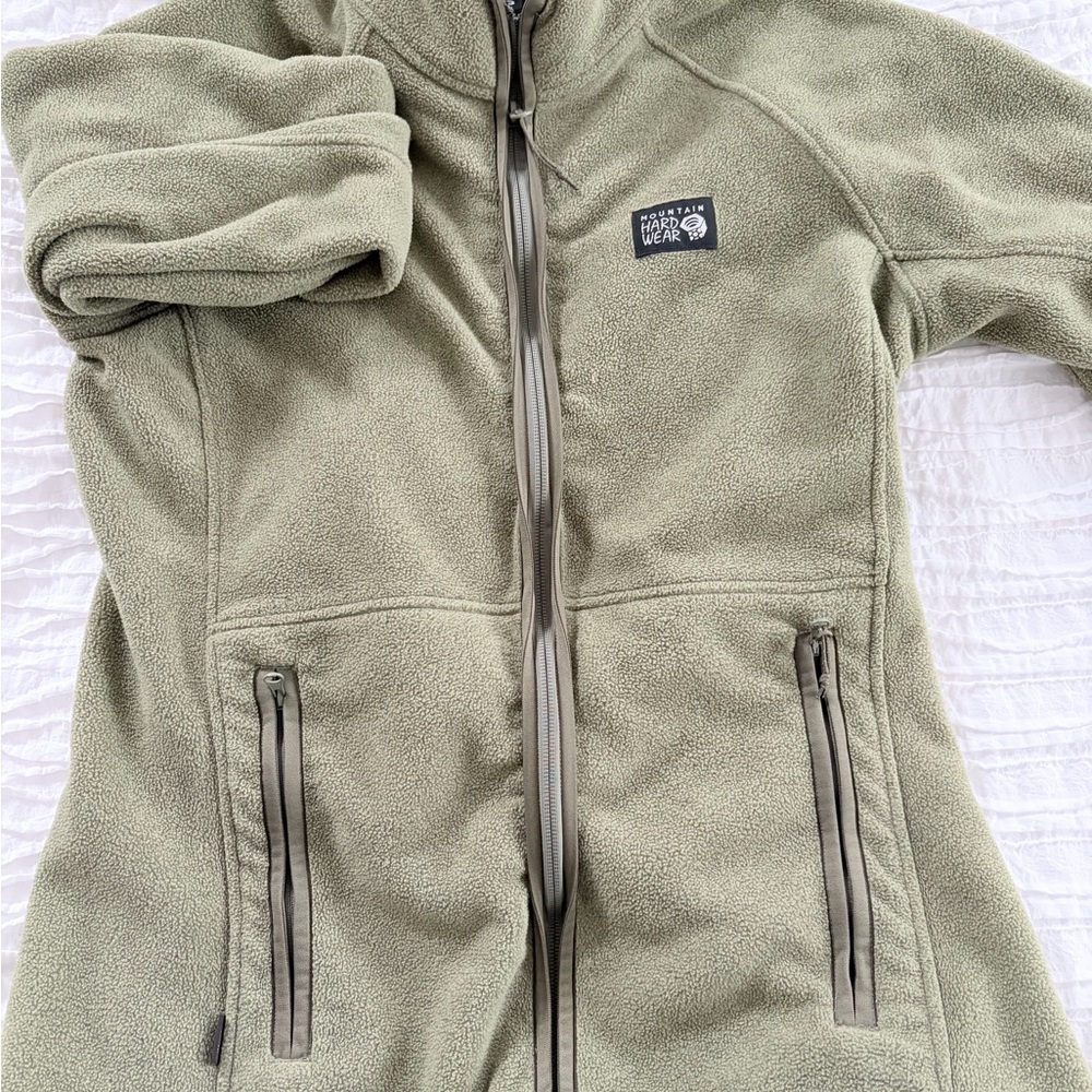 Mountain Hardwear Olive Fleece Jacket